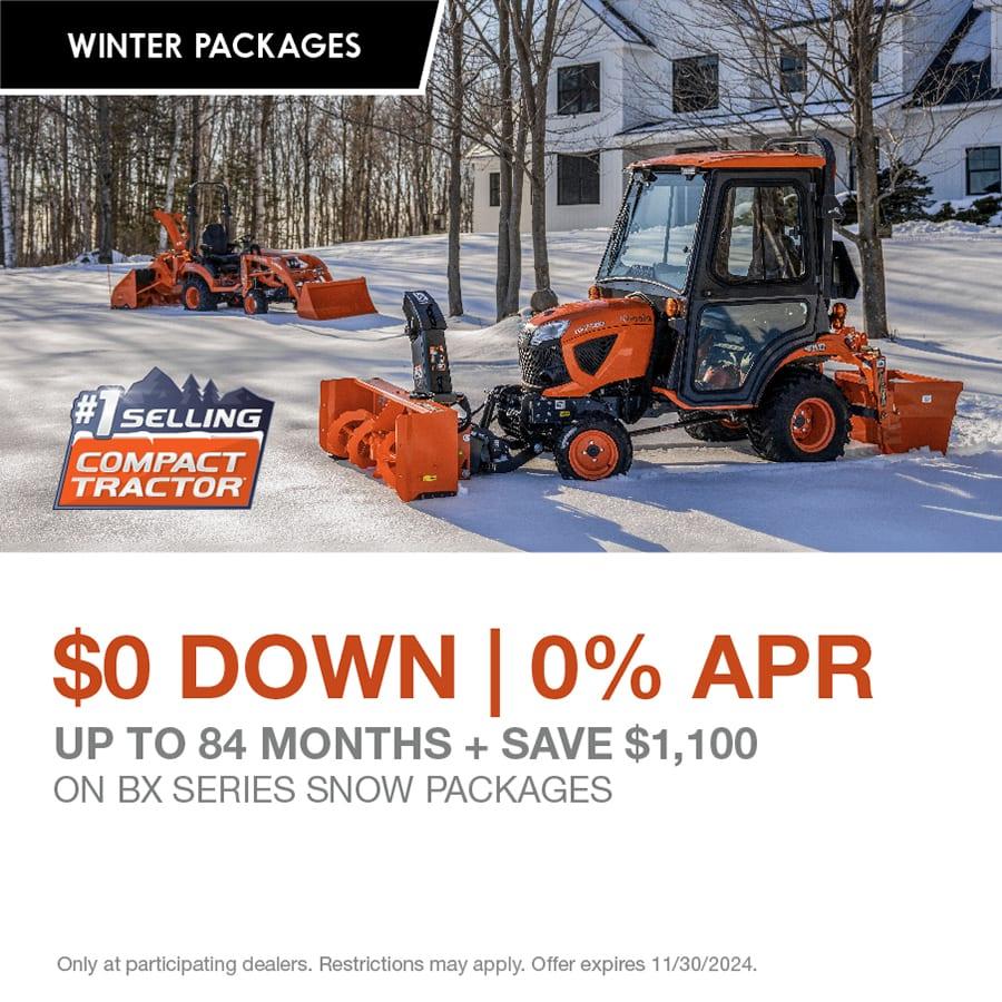 SELECT BX SERIES KUBOTA TRACTORS